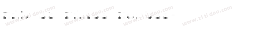 Ail et Fines Herbes字体转换